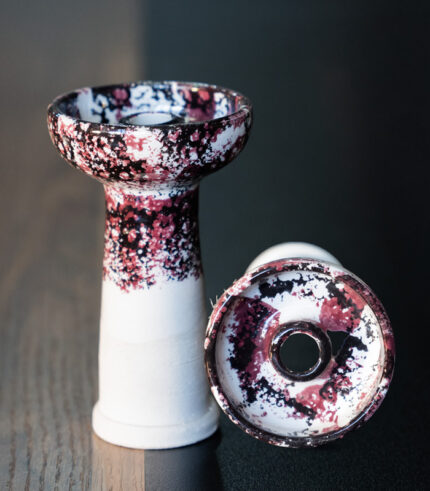 Renkli Geçmeli Dişli Porselen Lüle – Isıyı Muhafaza Eden Premium Yapı